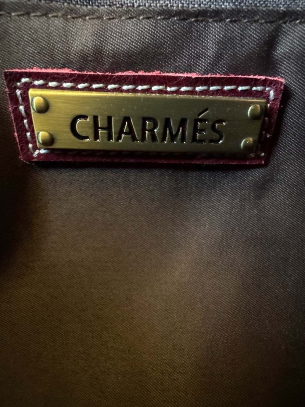 Charmés Los Angeles Leather Woven Multicolor Handbag - Shoulder Purse - Picture 13 of 16